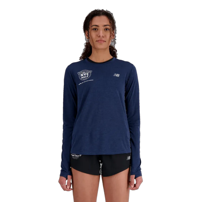 New Balance Women's United Airlines NYC Half Athletics Long Sleeve