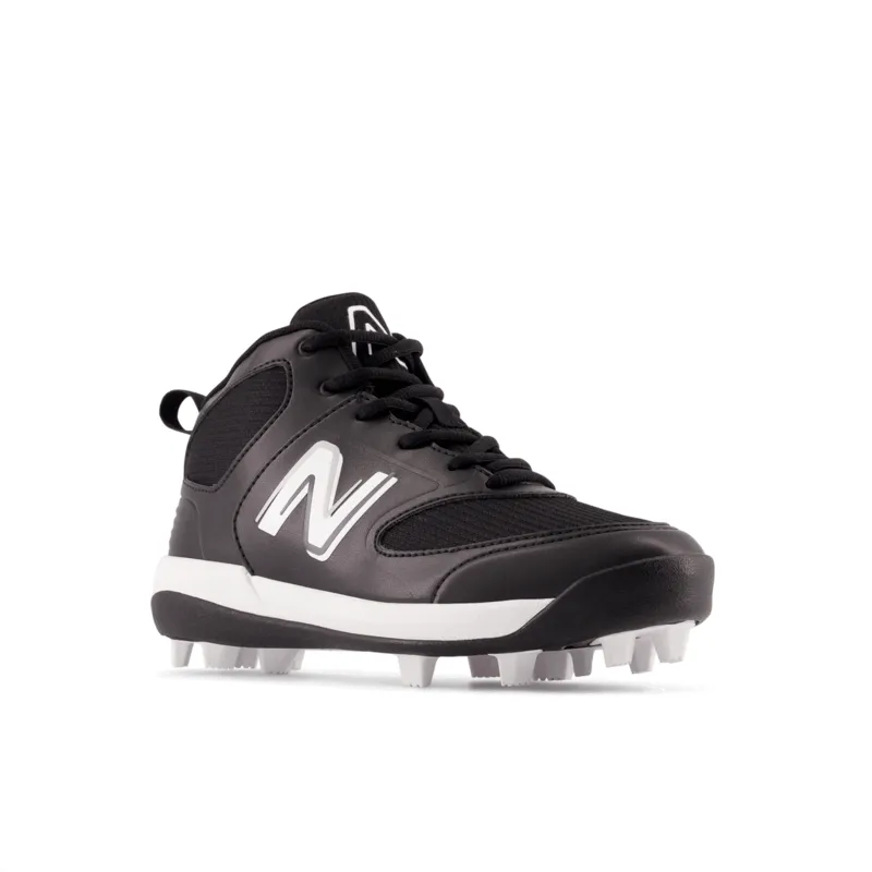 New Balance Youth 3000 V6 Rubber Molded Baseball Cleat - J3000BK6