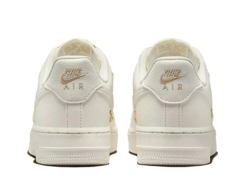 Nike Air Force 1 '07 LX CN Sail Gold Mini Swooshes (Women's)