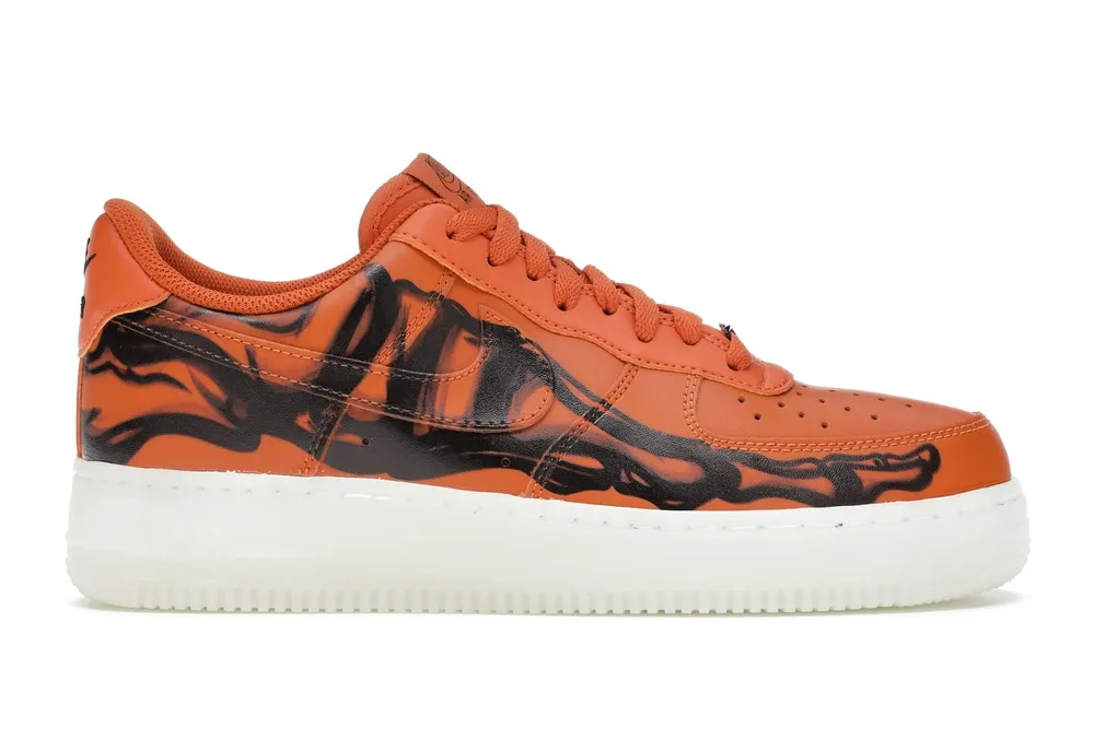 Nike Air Force 1 Low Orange Skeleton