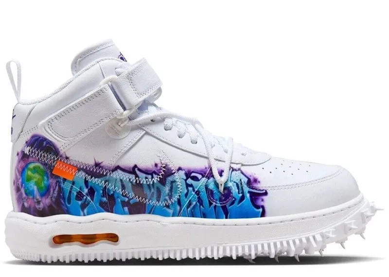 Nike Air Force 1 Mid Off-White Graffiti White