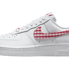 NIKE WMNS AIR FORCE 1 LOW RED GINGHAM