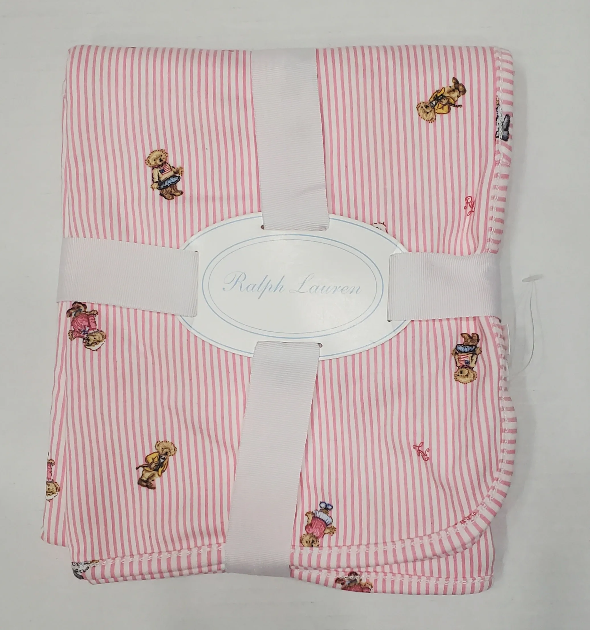 Nwt Girls Polo Ralph Lauren Pink Blanket (3M-9M)