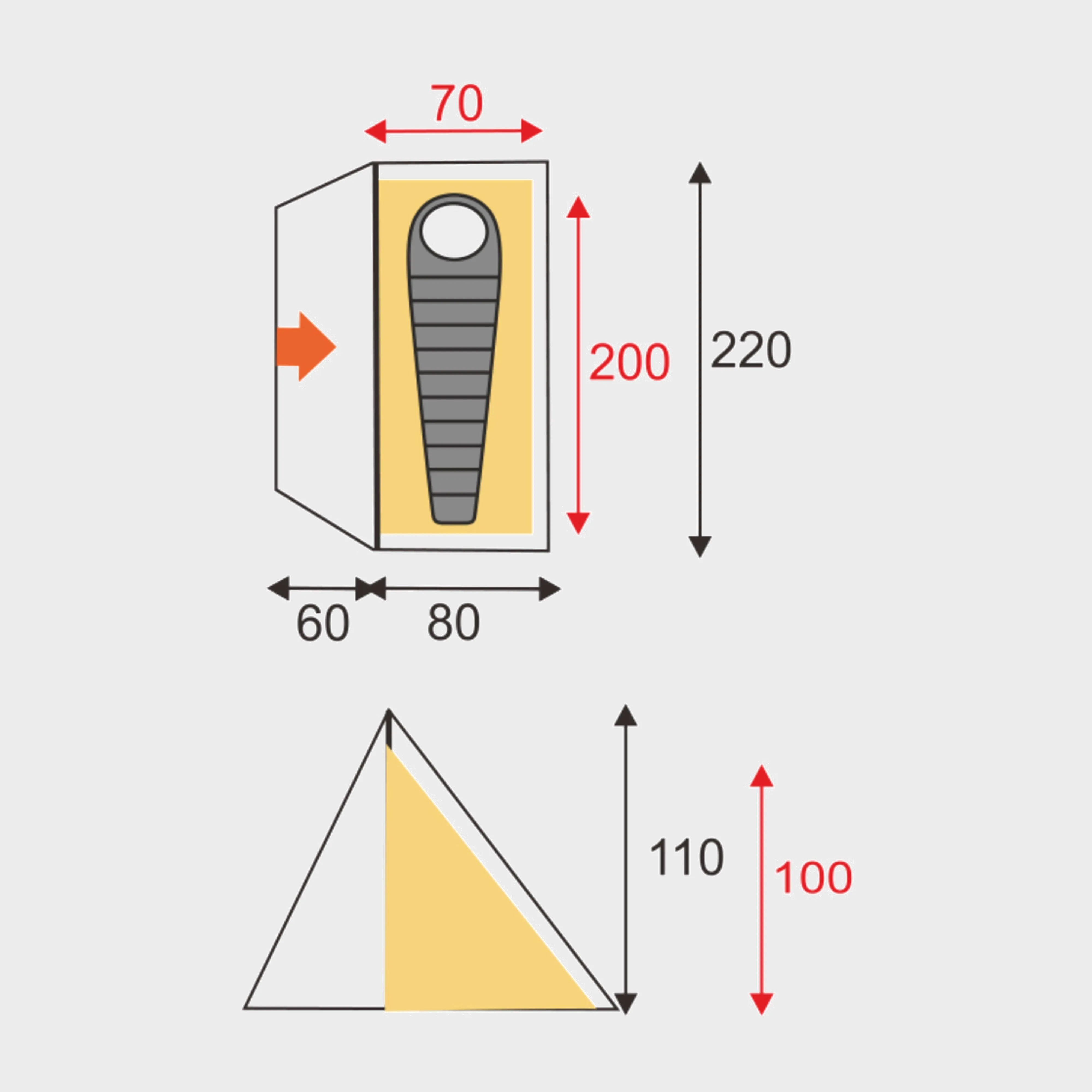 OEX Bobcat 1 Person Tent | Ultimate Outdoors