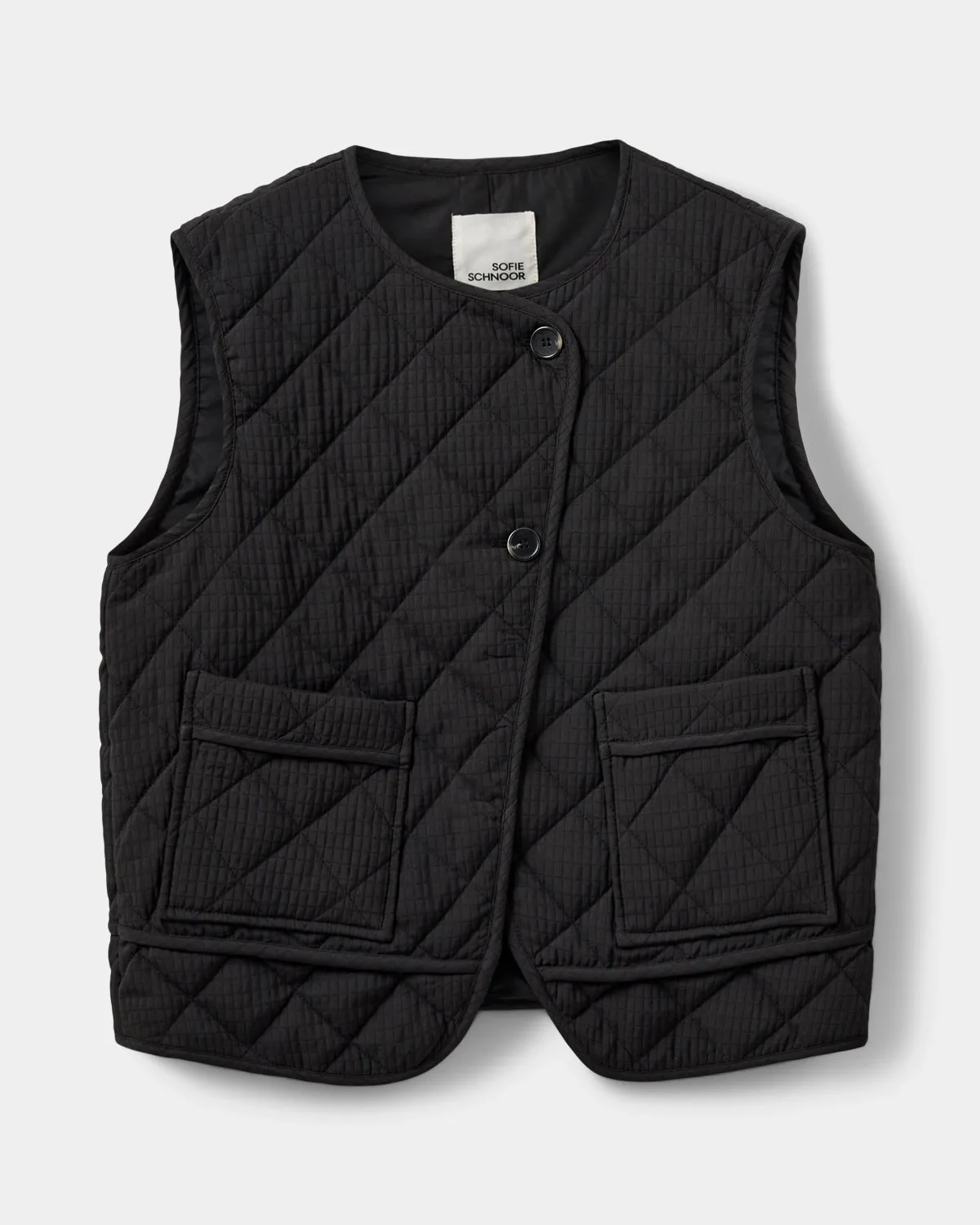 OLGASW VEST - Black