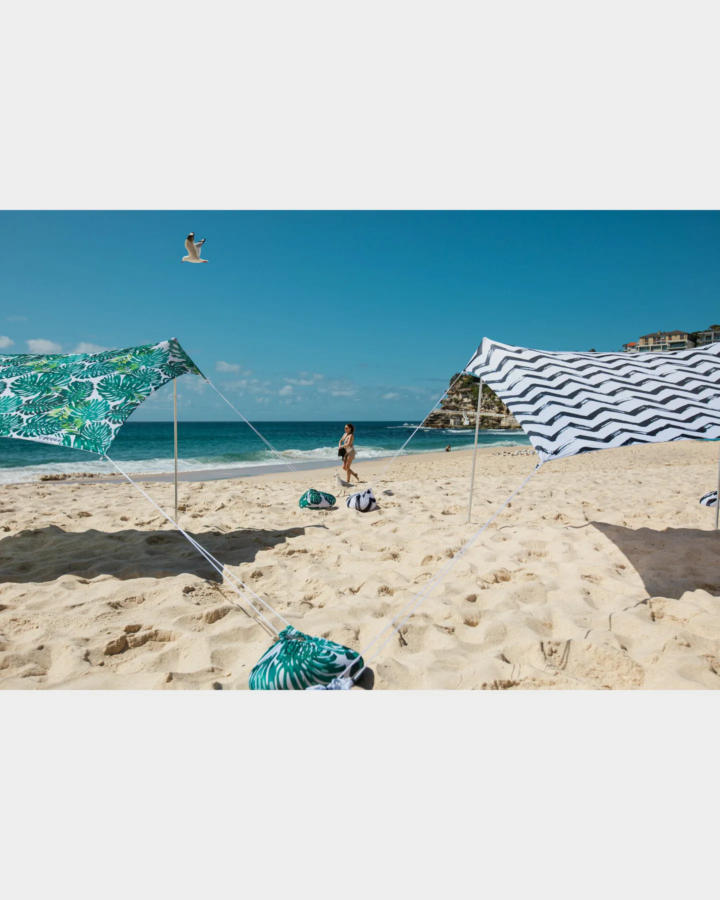 Ozoola Beachlife Beach Tent Upf 50+ - Palmy | SurfStitch