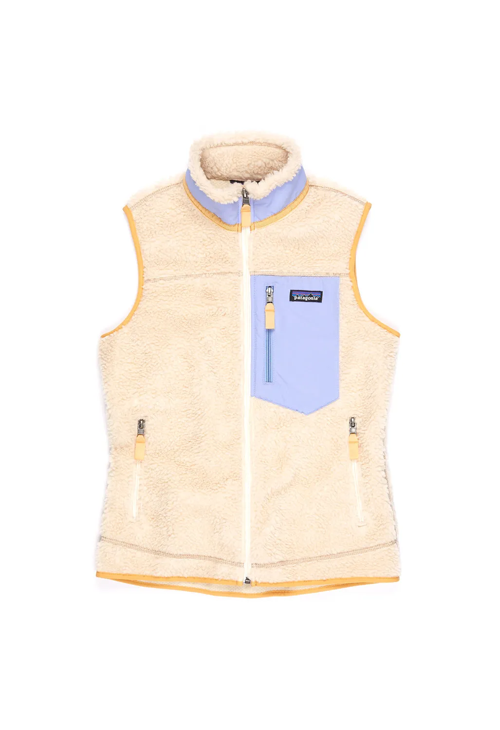 Patagonia Classic Retro-X Women's Vest - Dark Natural w/Pale Periwinkle