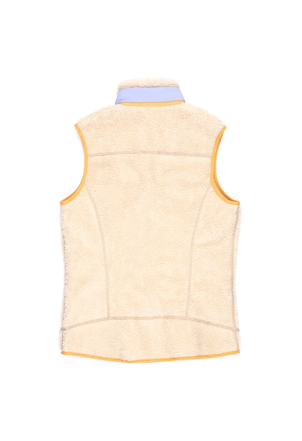 Patagonia Classic Retro-X Women's Vest - Dark Natural w/Pale Periwinkle