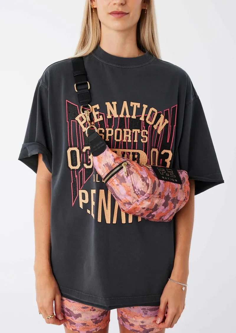 P.E NATION  P.E Nation Mini Fastest Lap Crossbody Bag - Snake Camo Print