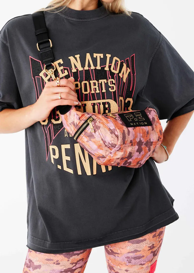 P.E NATION  P.E Nation Mini Fastest Lap Crossbody Bag - Snake Camo Print