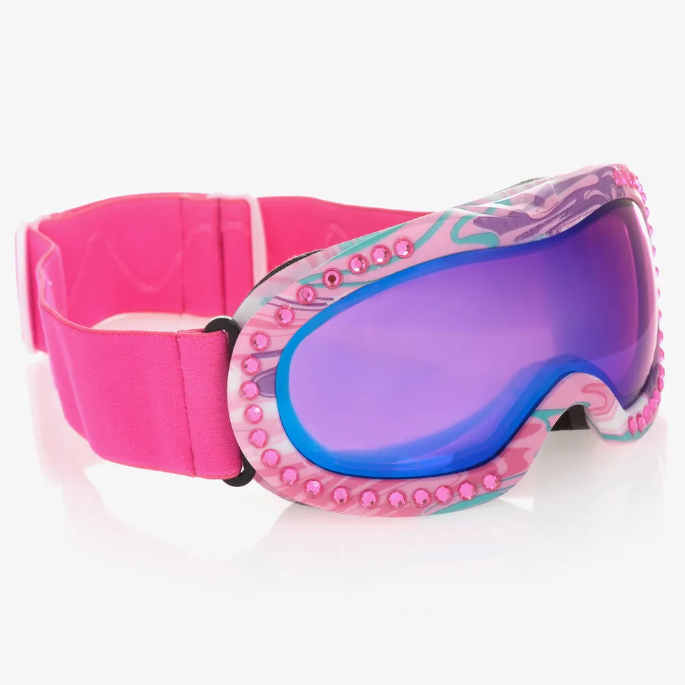 Pink & Purple Ski Goggles