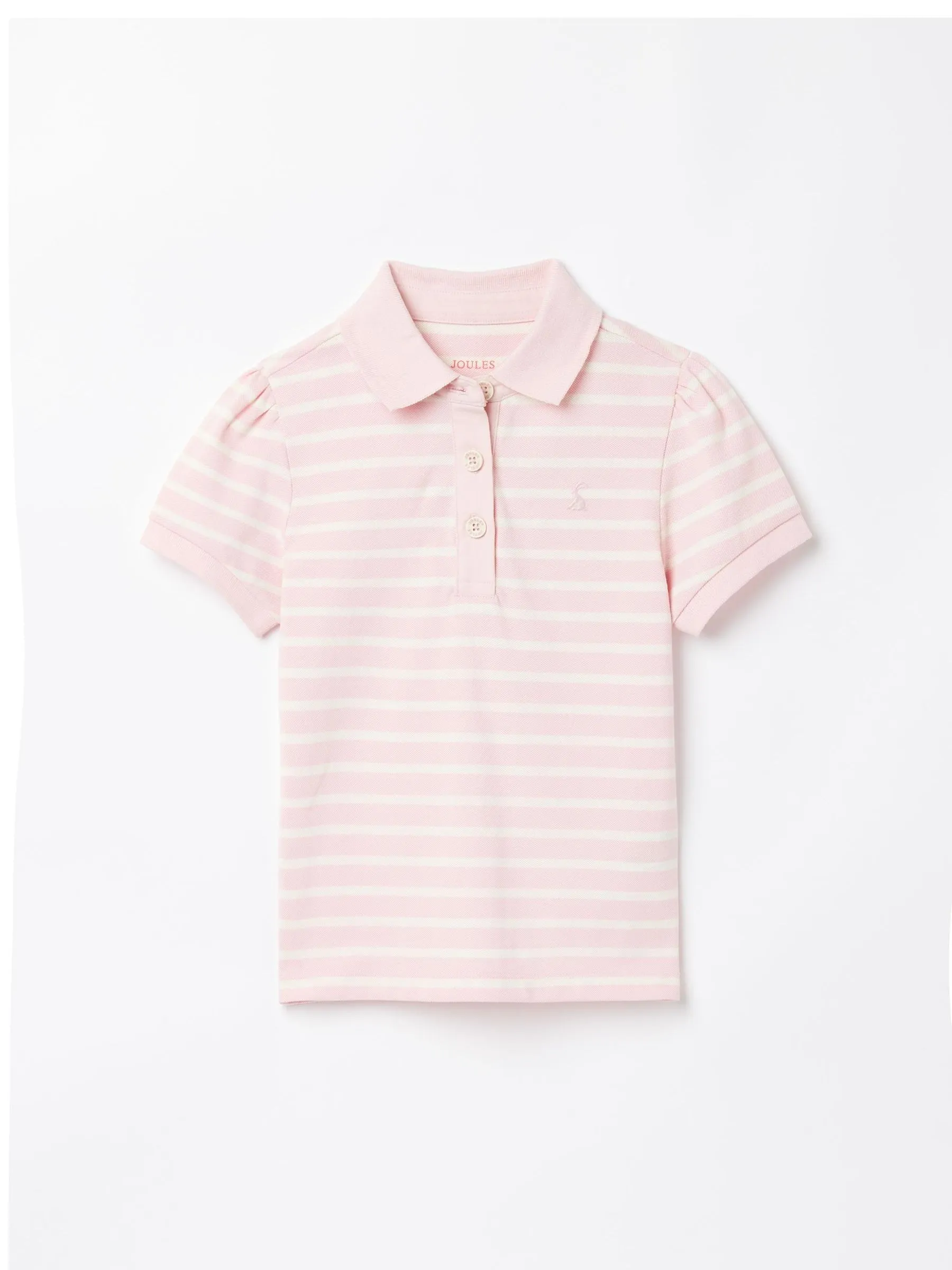 Pink Pique Cotton Polo Shirt