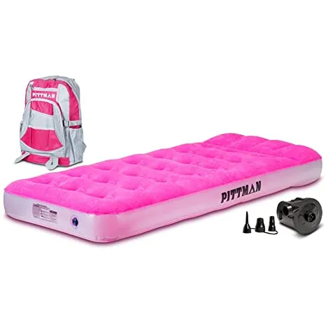 Pittman Outdoors AirBedz Twin Kid's Mattress with AC Powered Air Pump