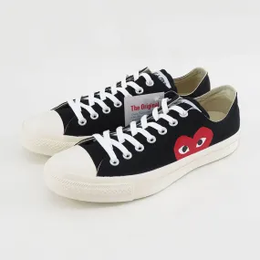 【PLAY COMME des GARCONS】PLAY CONVERSE CHUCK TAYLOR (BLACK)AZ-K114-001