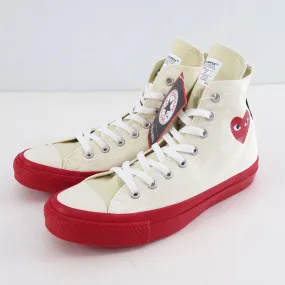 【PLAY COMME des GARCONS】PLAY CONVERSE CHUCK TAYLOR (WHITE)AZ-K121-001