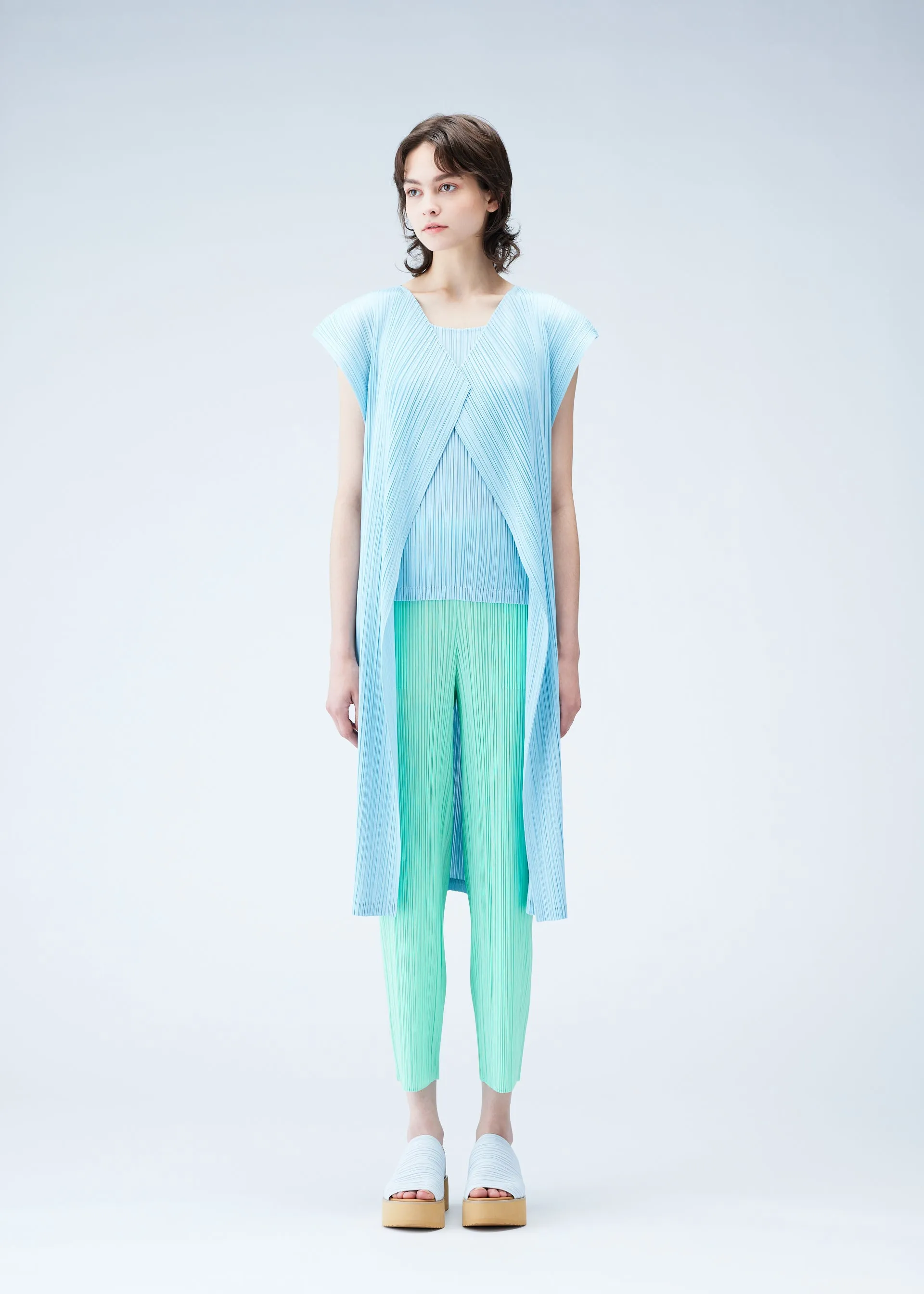 PLEATS PLEASE ISSEY MIYAKE  MONTHLY COLORS : MARCH VEST   