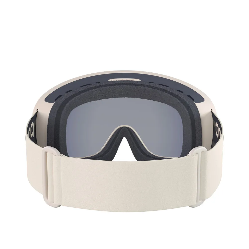 POC Fovea Ski Goggles Partly Sunny Ivory Lens - Selentine White Frame