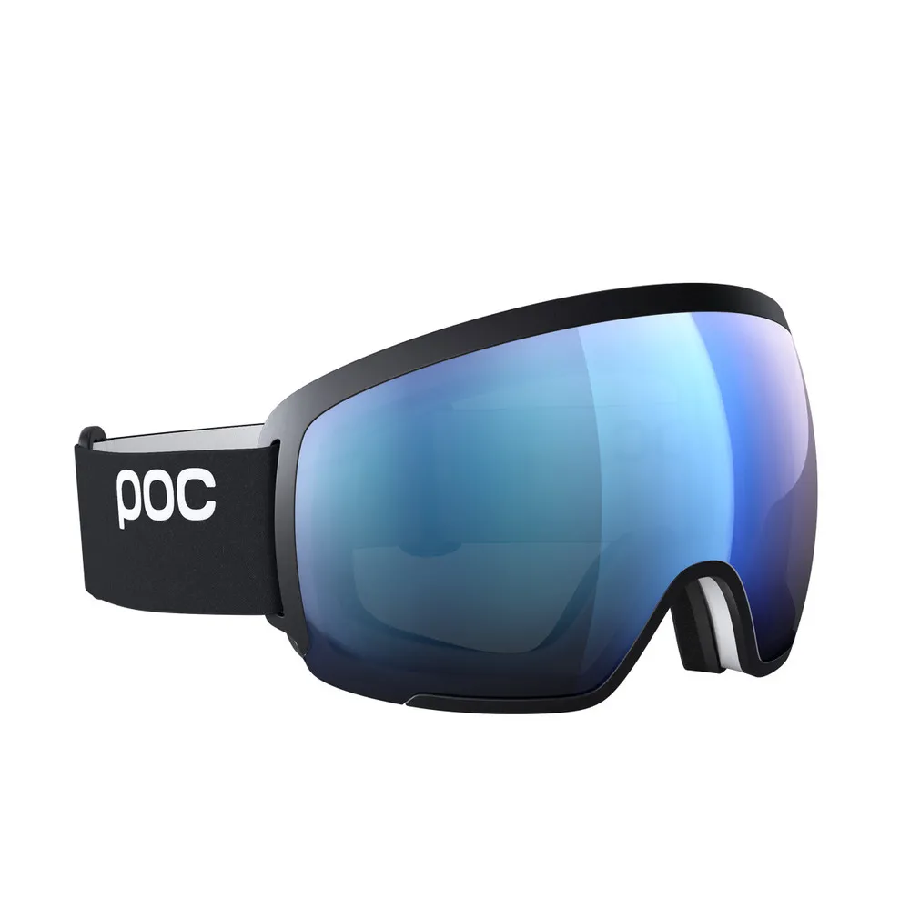 POC Orb Ski Goggles Partly Sunny Blue Lens - Uranium Black Frame