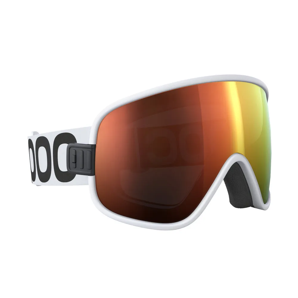 POC Vitrea Ski Goggles Partly Sunny Orange Lens - Hydrogen White Frame