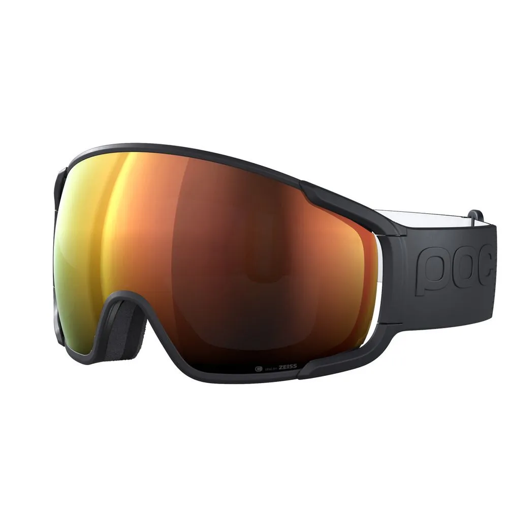 POC Zonula Ski Goggles Partly Sunny Orange Lens - Uranium Black Frame