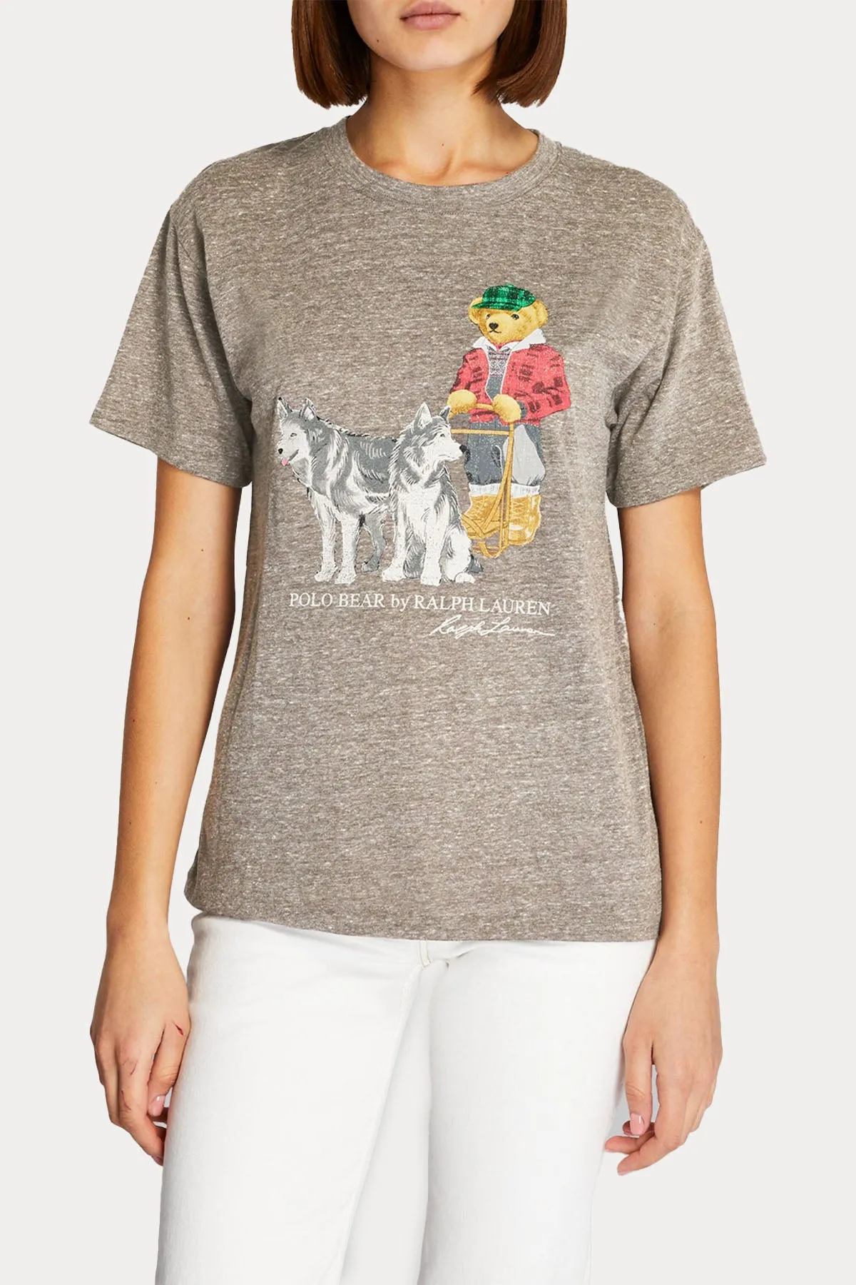 Polo Ralph Lauren Straight Fit Husky Kayak Temal Polo Bear T-shirt