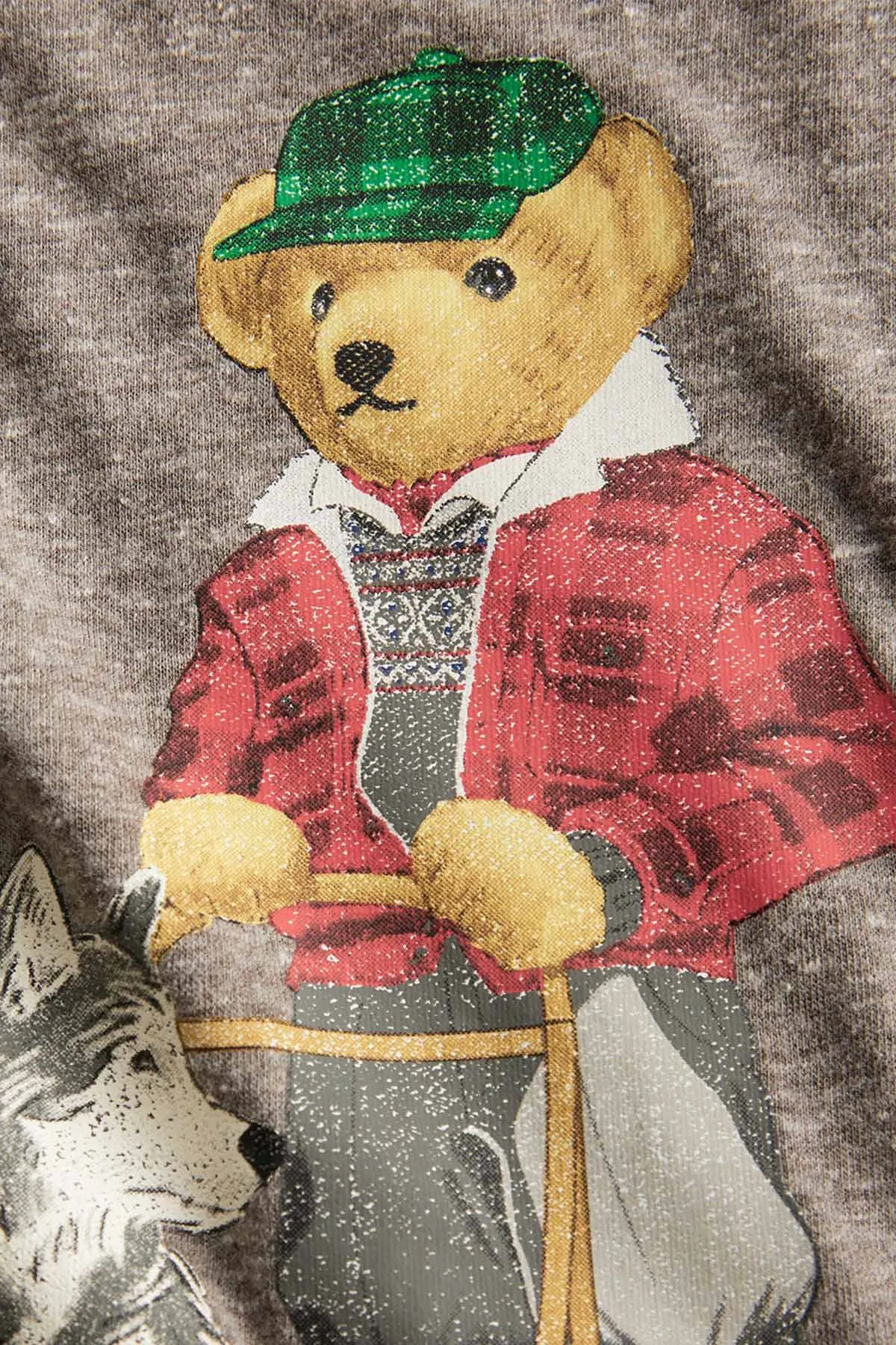 Polo Ralph Lauren Straight Fit Husky Kayak Temal Polo Bear T-shirt