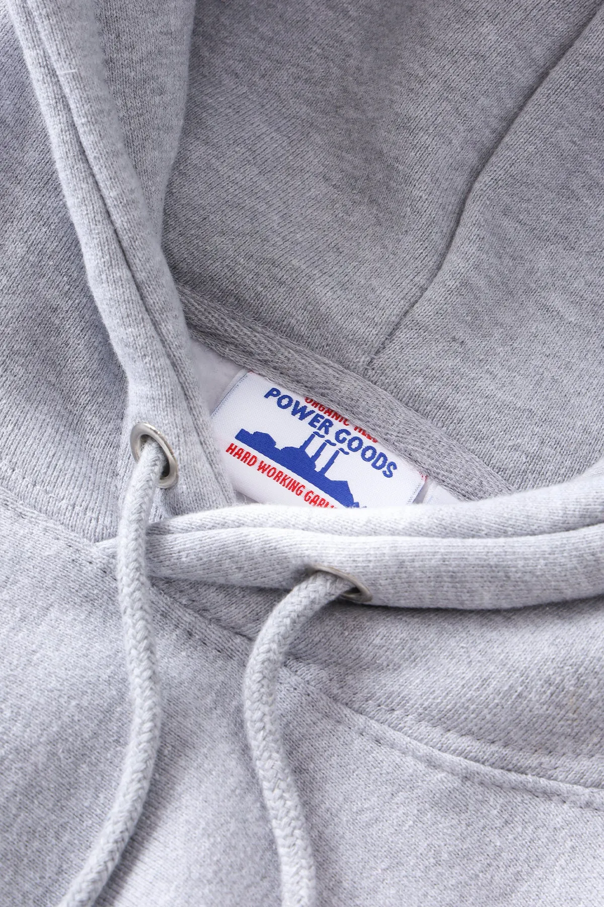 Power Goods - Super Weight Hoodie - Heather Grey