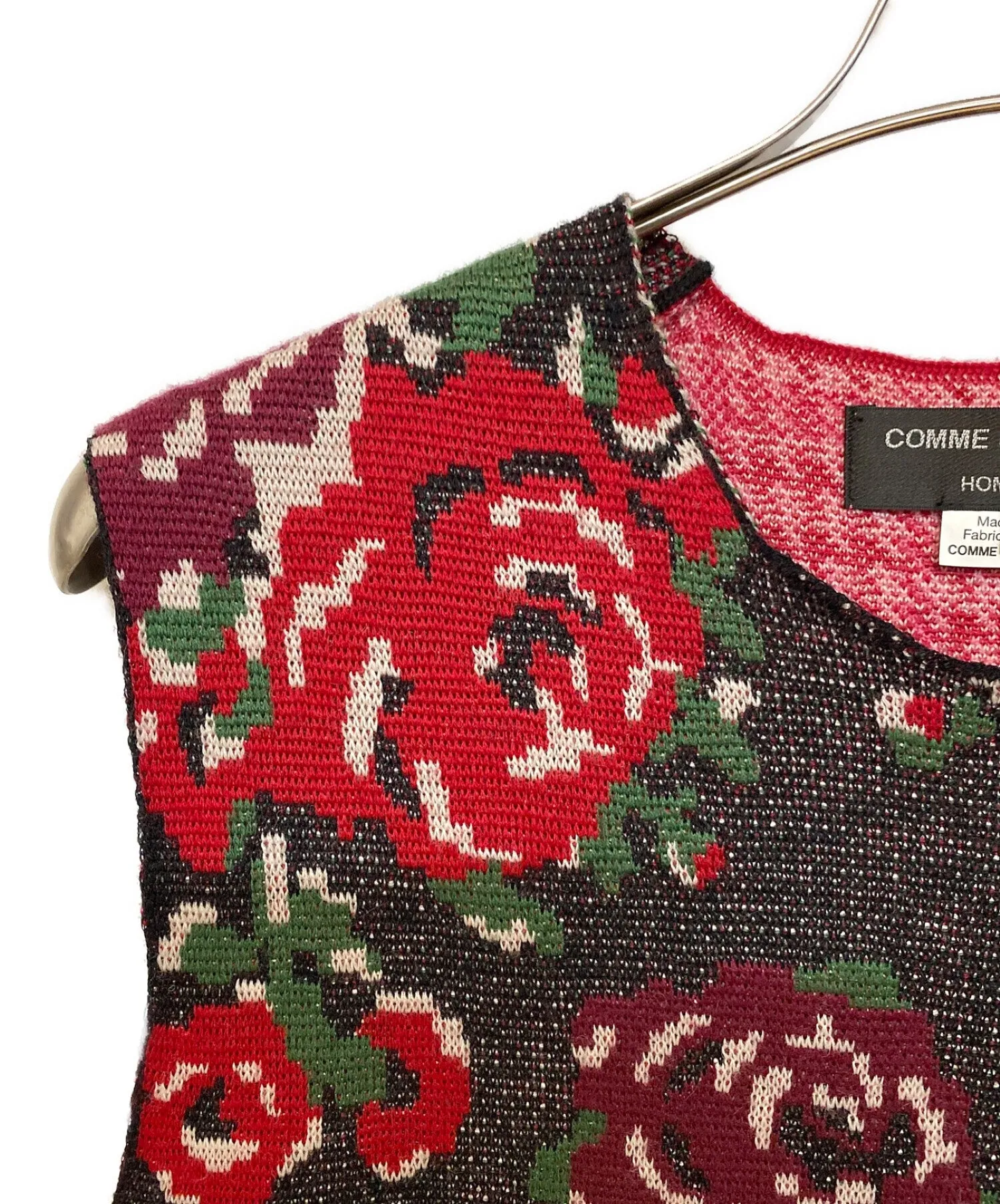 [Pre-owned] COMME des GARCONS HOMME PLUS Floral Knit Vest PI-N002/AD2021