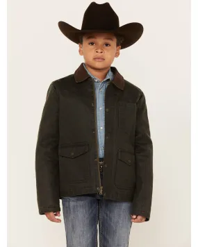 Product Name:  Cody James Boys' Rancher Faux Oil Skin Field Jacket