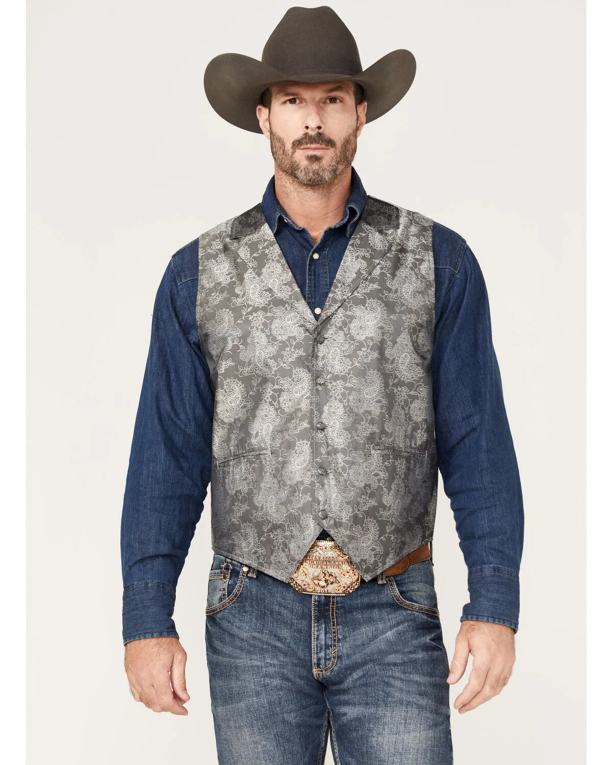 Product Name:  Cody James Men's Regal Paisley Print Vest