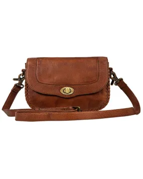 Product Name:  Myra Bag Women's Lobeth Accent Leather And Hairon Crossbody Bag