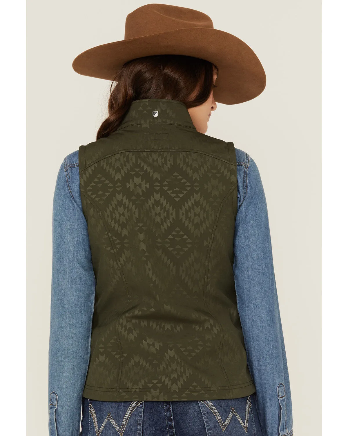 Product Name:  RANK 45® Women's Southwestern Print Softshell Riding Vest