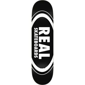 Real Skateboards Classic Oval Deck 8.25 Black