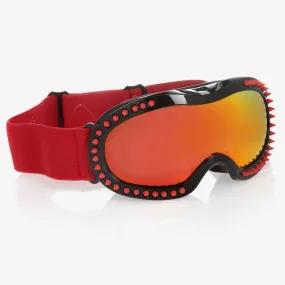 Red & Black Ski Goggles