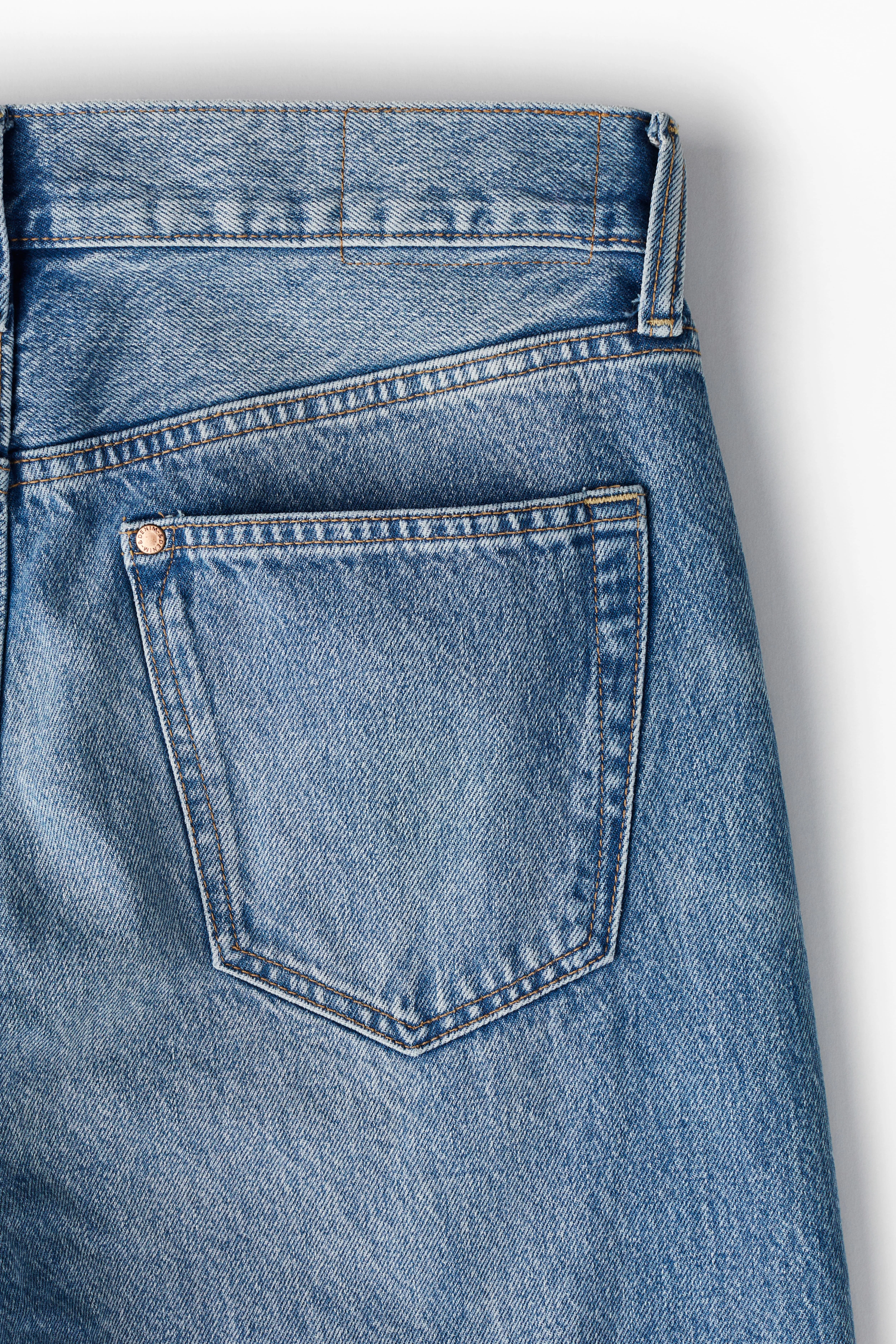 Relaxed Jeans - Regular waist - Long - Denim blue - Men | H&M GB