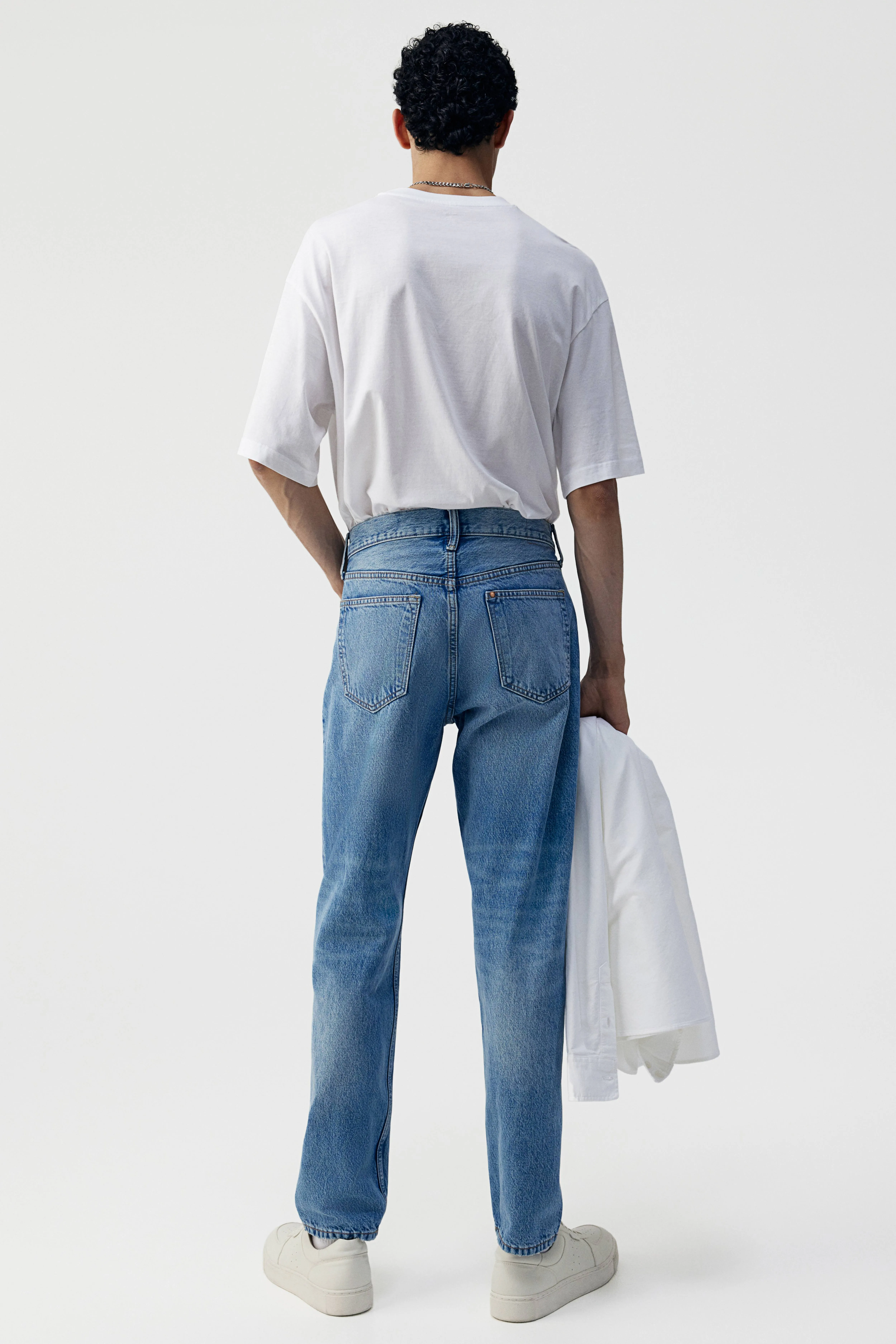 Relaxed Jeans - Regular waist - Long - Denim blue - Men | H&M GB