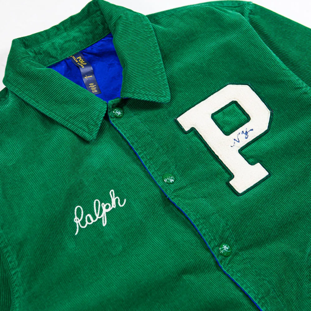 Reversible Letterman Jacket (Athletic Green/Rugby)