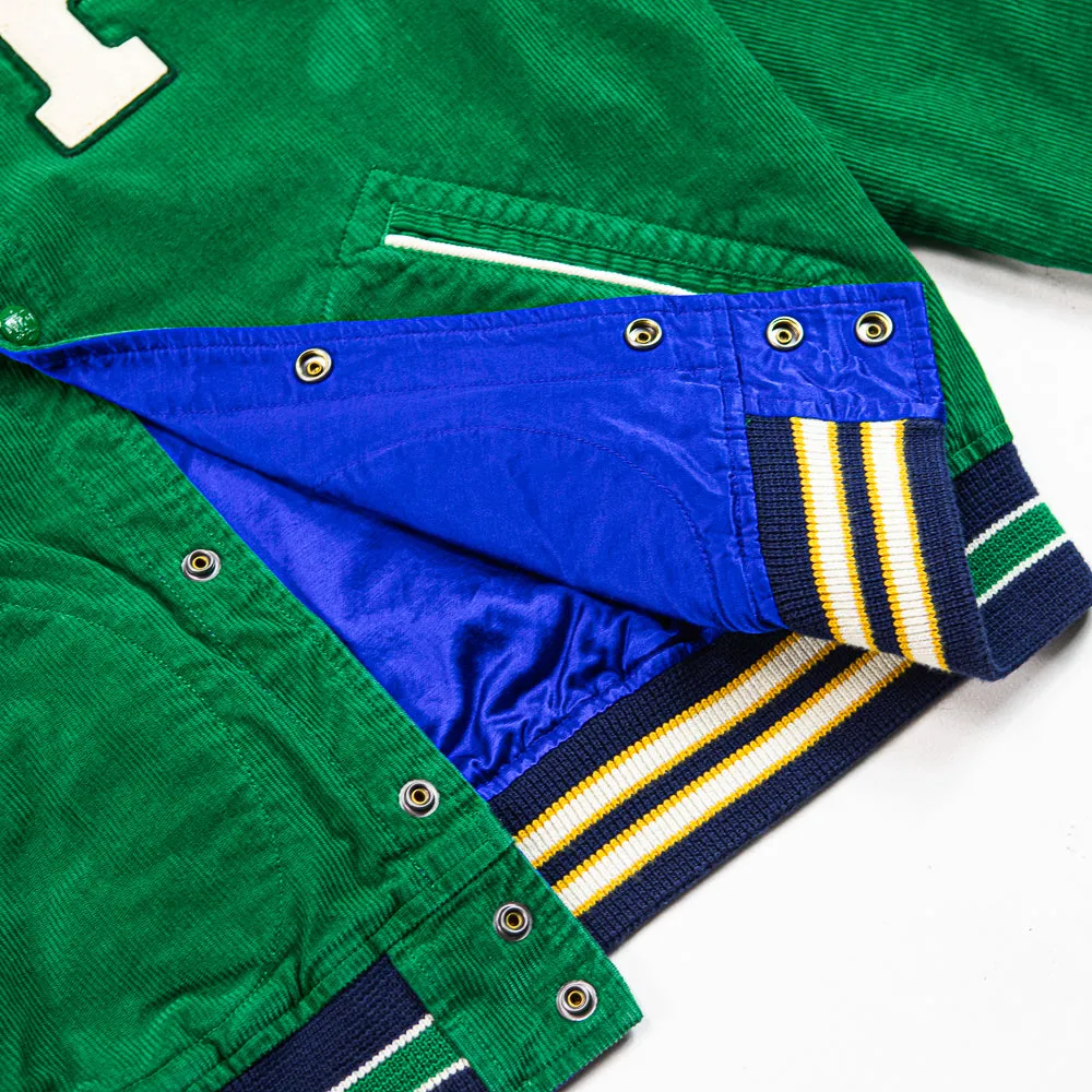 Reversible Letterman Jacket (Athletic Green/Rugby)