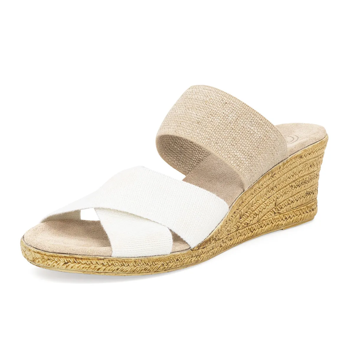 Rita - Two Tone Wedge Sandals