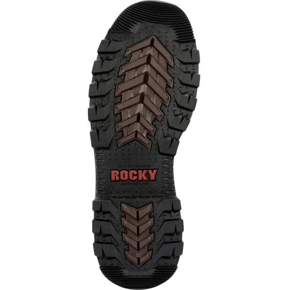 Rocky Men's Black Rams Horn Waterproof Composite Toe Internal Met Guard Work Boot RKK0393