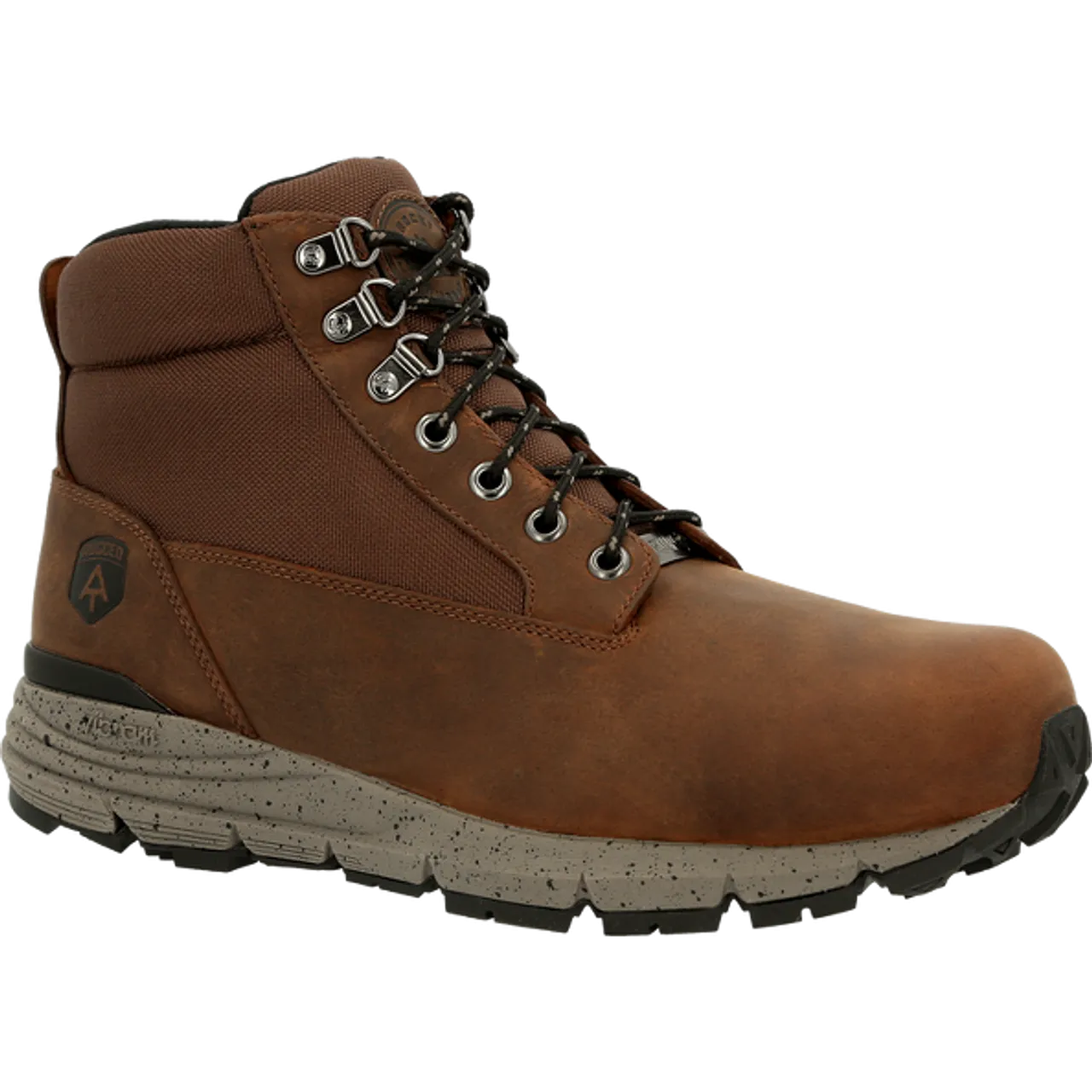 Rocky Mens Rugged AT Composite Toe Waterproof Work Boot RKK0340 BROWN