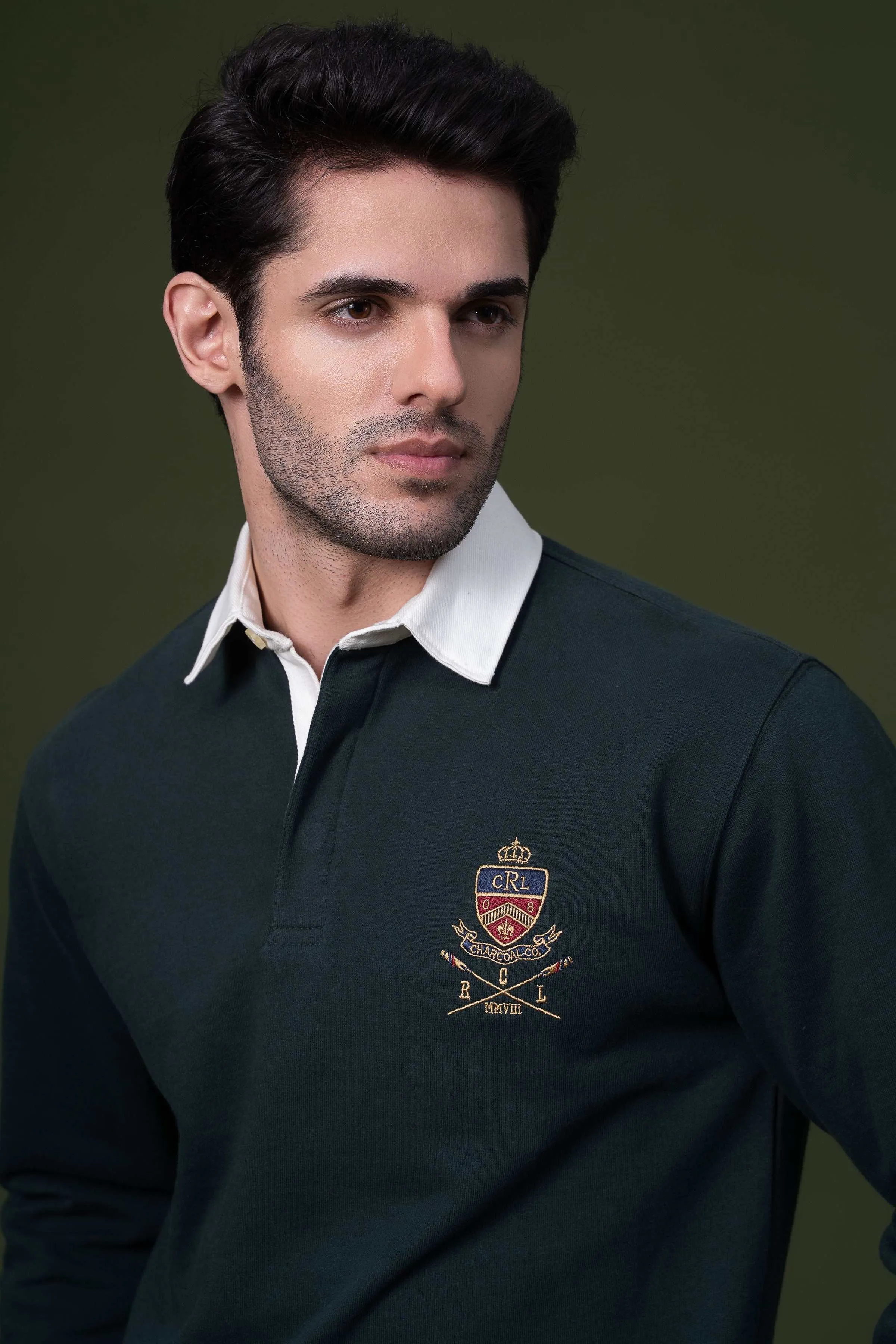 RUGBY POLO SHIRT GREEN