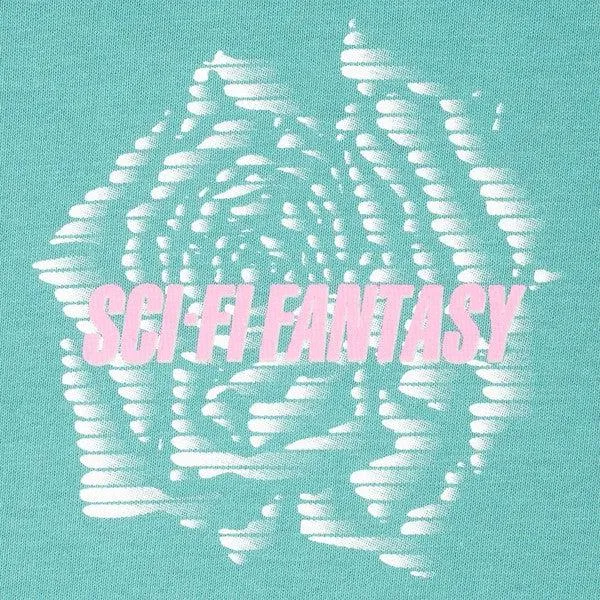 Sci-Fi Fantasy Skateboards Rose T-Shirt Sea Foam