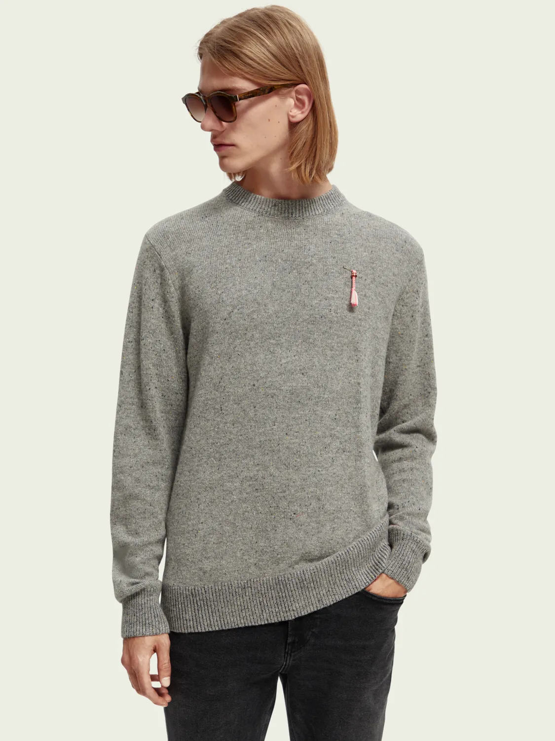 Scotch & Soda Wool Blend Pullover Crewneck Sweater