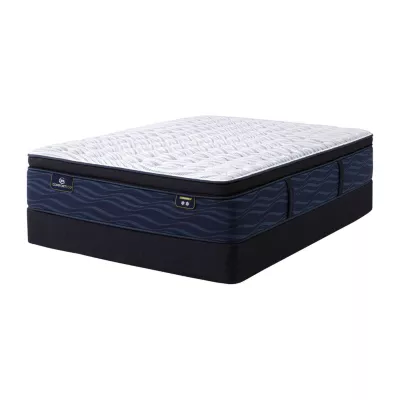 Serta iComfortECO Q20GL Firm Pillow-Top Quilted Hybrid - Mattress + Box Spring