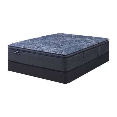 Serta Perfect Sleeper Cobalt Calm Plus 14" Medium PillowTop Mattress + Box Spring