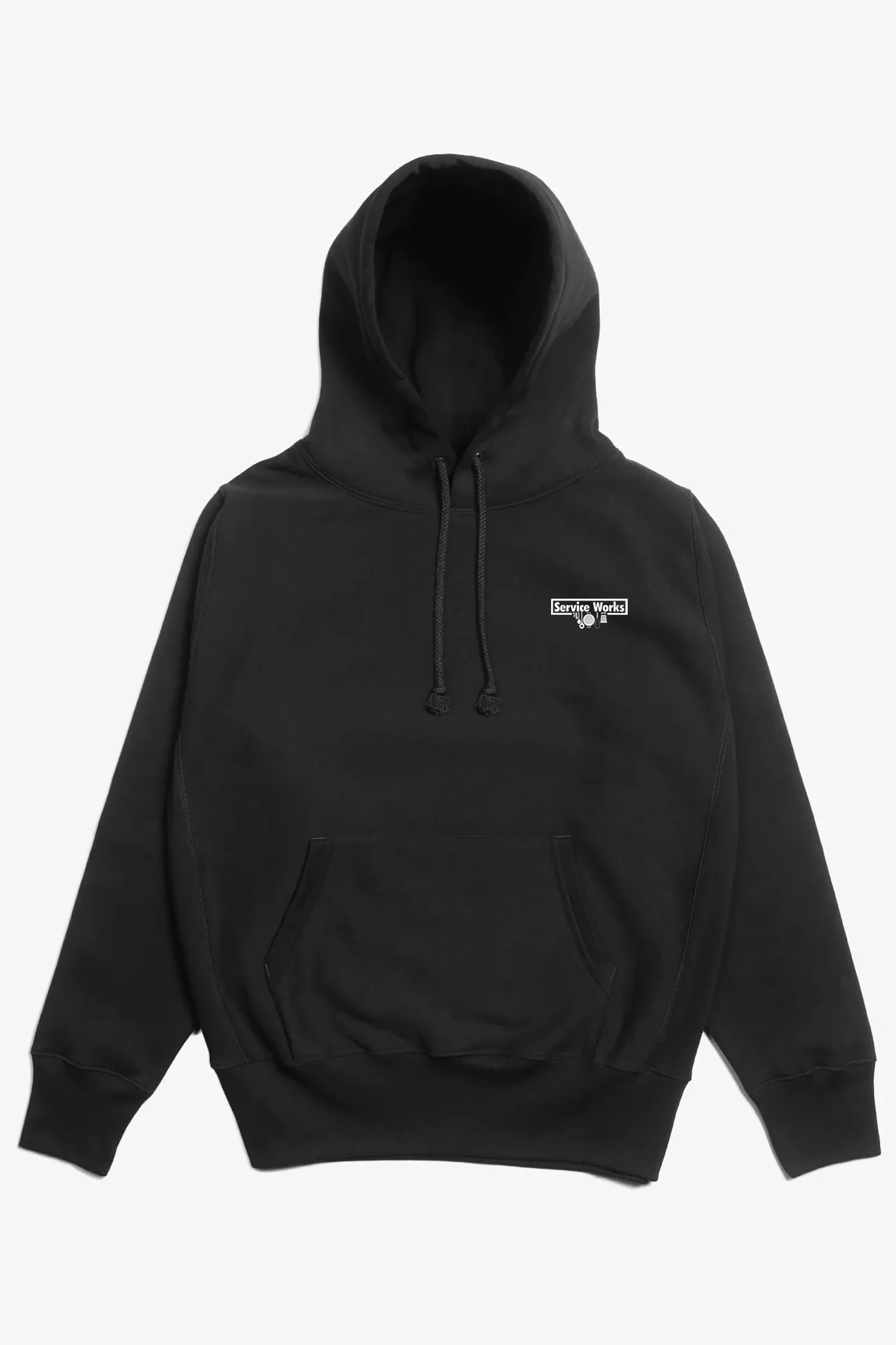 Service Works - Heavyweight Logo Hoodie - Black