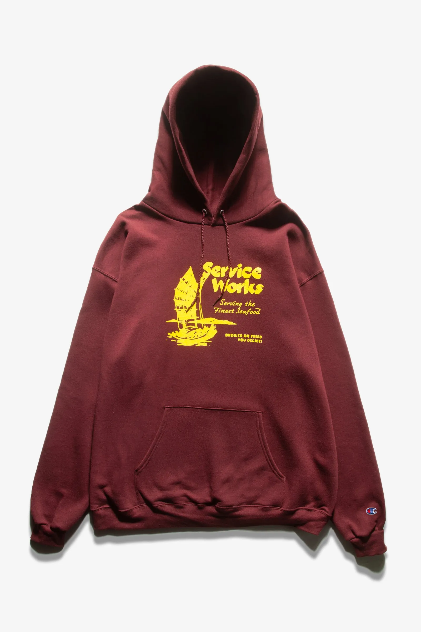 Service Works - Sail Away Hoodie - Burgundy