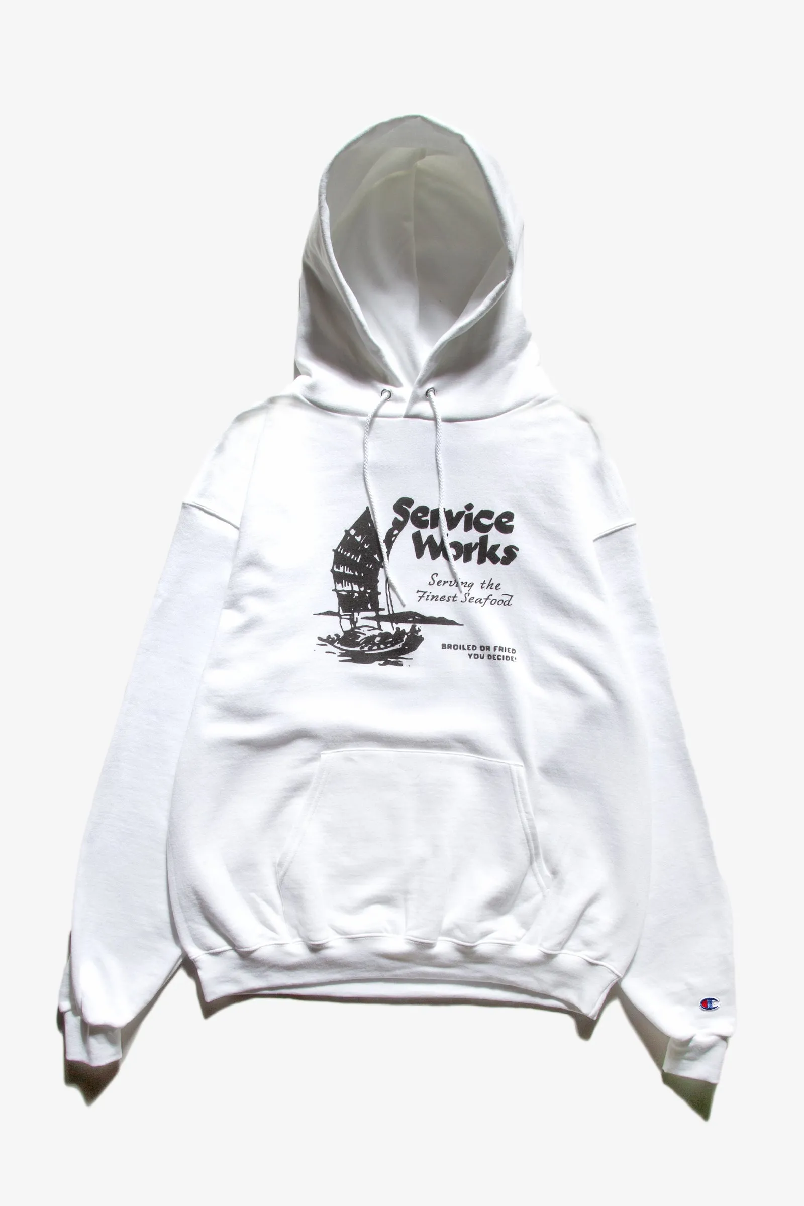 Service Works - Sail Away Hoodie - White