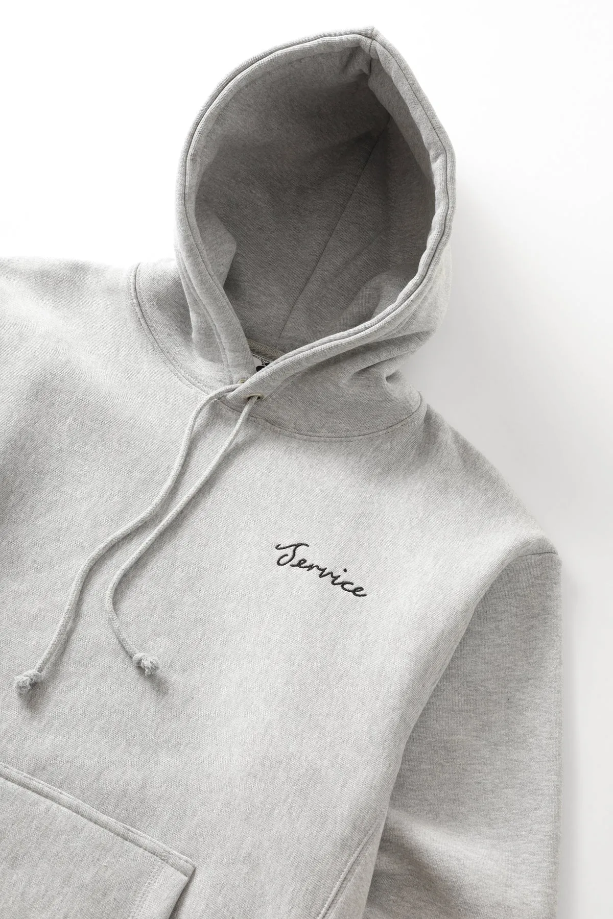 Service Works - Script Logo Hoodie - Marl Grey